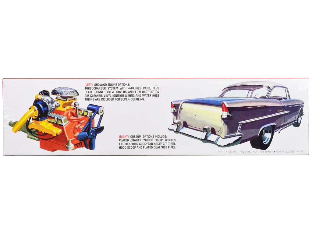 Skill 3 Model Kit 1955 Chevrolet Bel Air Hardtop 1/16 Scale Model by AMT - image 2