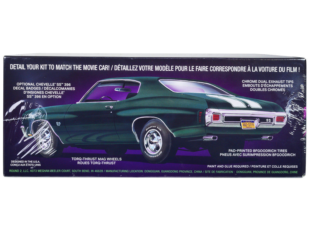 Skill 2 Model Kit 1970 Chevrolet Chevelle SS "John Wick" (2014) Movie 1/25 Scale Model by AMT - image 3