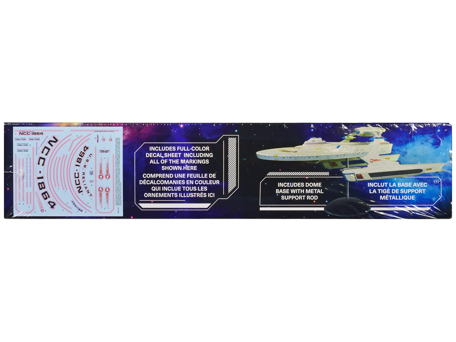 Skill 2 Model Kit U.S.S. Reliant NCC-1864 Space Craft "Star Trek II: The Wrath of Khan" (1982) Movie 1/537 Scale Model by AMT - image 2
