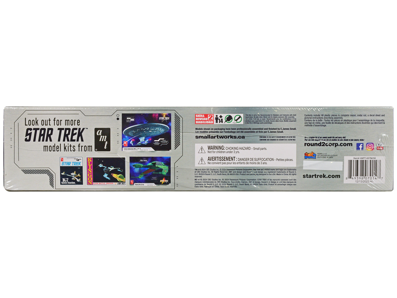 Skill 2 Model Kit U.S.S. Reliant NCC-1864 Space Craft "Star Trek II: The Wrath of Khan" (1982) Movie 1/537 Scale Model by AMT - image 3
