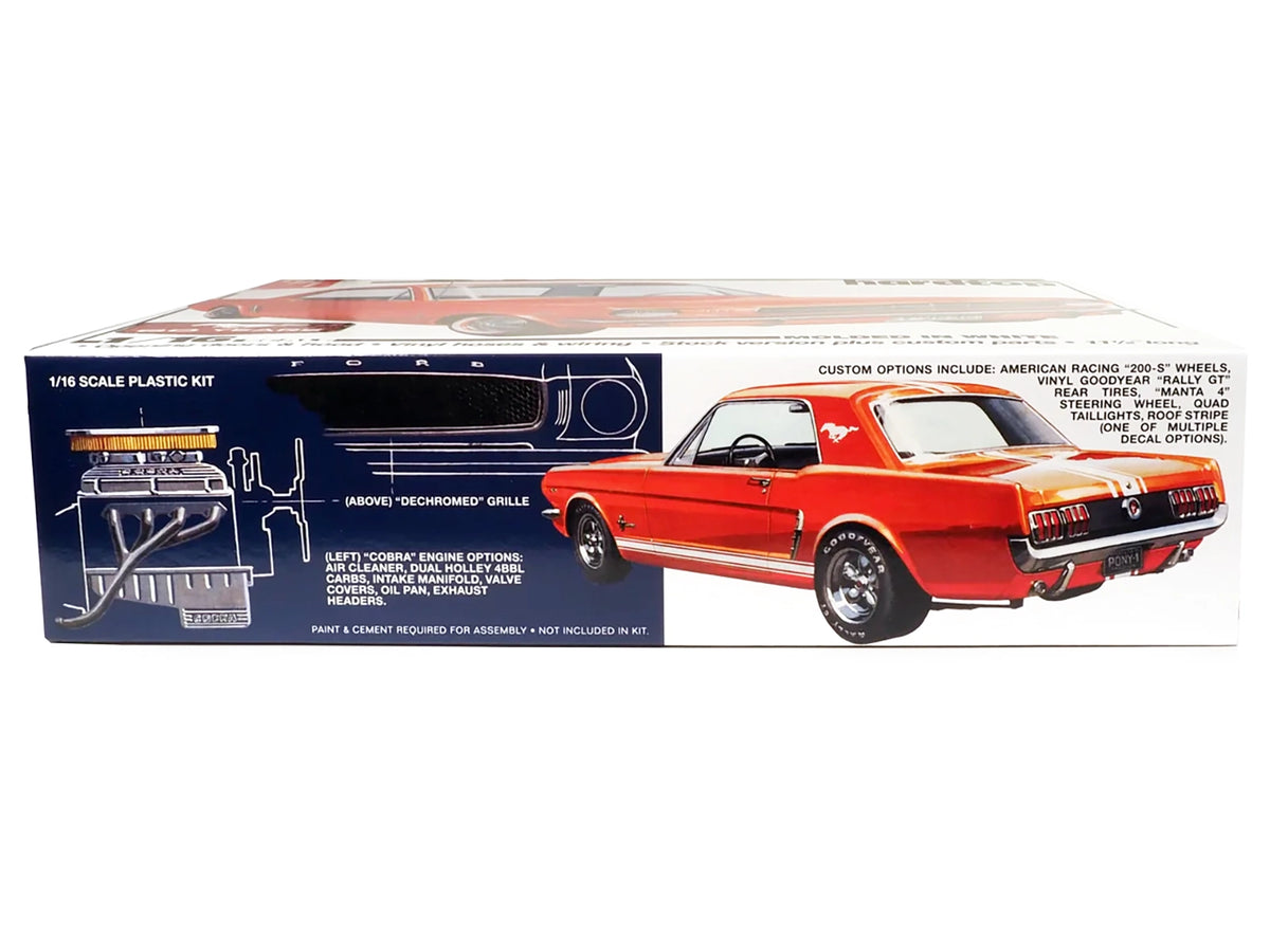 Skill 3 Model Kit 1964 1/2 Ford Mustang Coupe 60th Anniversary 1/16 Scale Model by AMT - image 2
