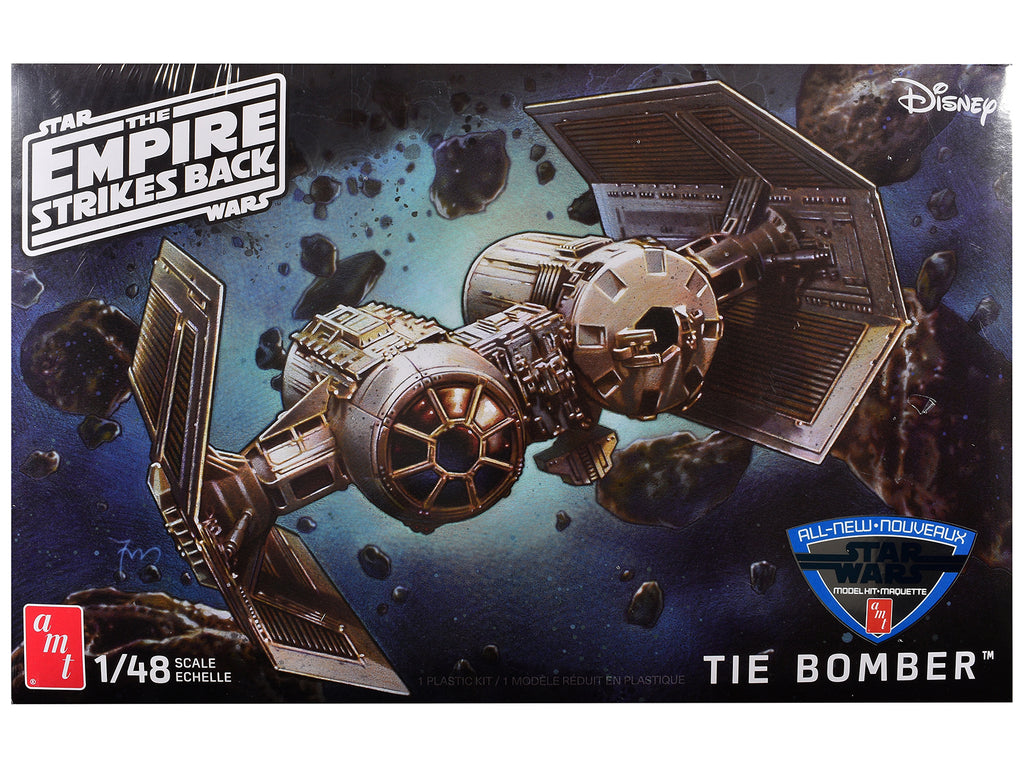 Skill 2 Model Kit TIE Bomber "Star Wars: Episode V – The Empire Strikes Back" (1980) Movie 1/48 Scale Model by AMT