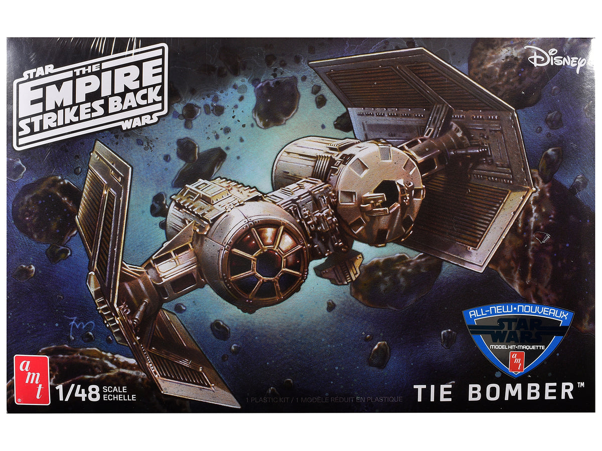 Skill 2 Model Kit TIE Bomber "Star Wars: Episode V – The Empire Strikes Back" (1980) Movie 1/48 Scale Model by AMT