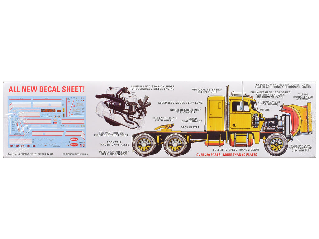 Skill 3 Model Kit Peterbilt 359 "Cross Country Hauler" 1/25 Scale Model by AMT - image 2