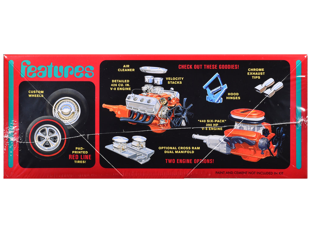 Skill 2 Model Kit 1969 Plymouth GTX Hardtop 1/25 Scale Model by AMT - image 2