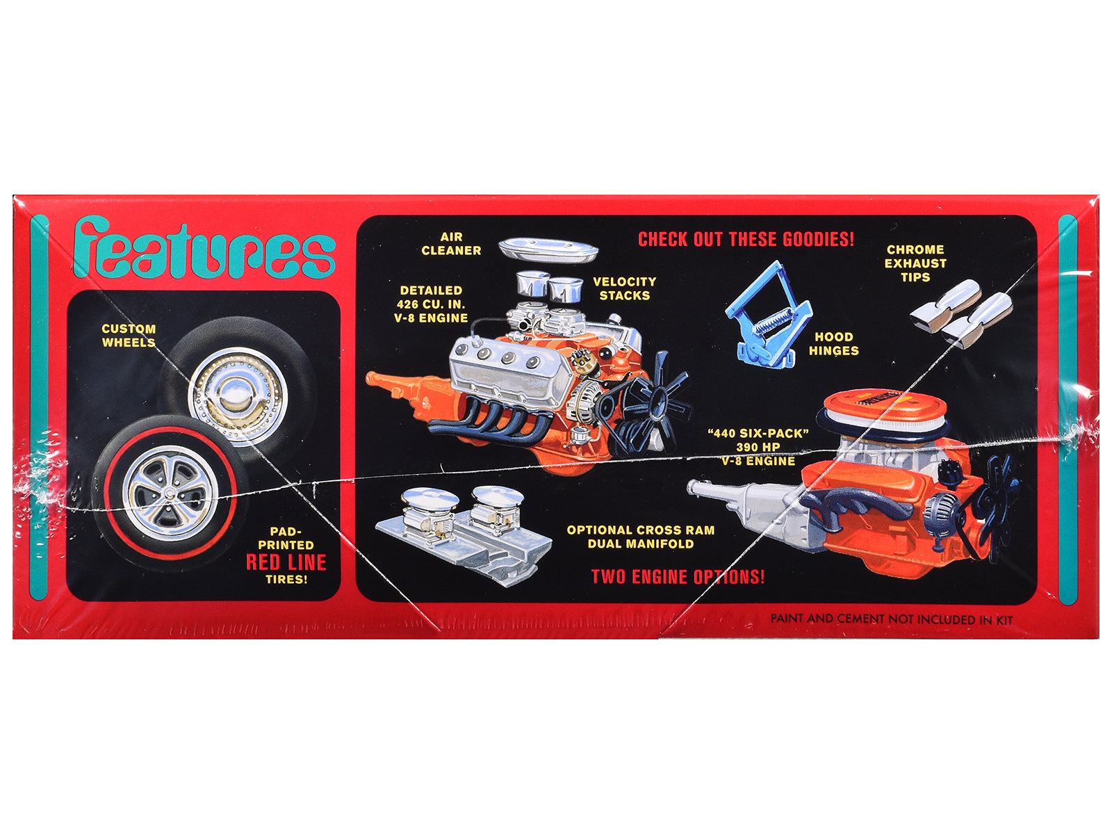 Skill 2 Model Kit 1969 Plymouth GTX Hardtop 1/25 Scale Model by AMT - image 2