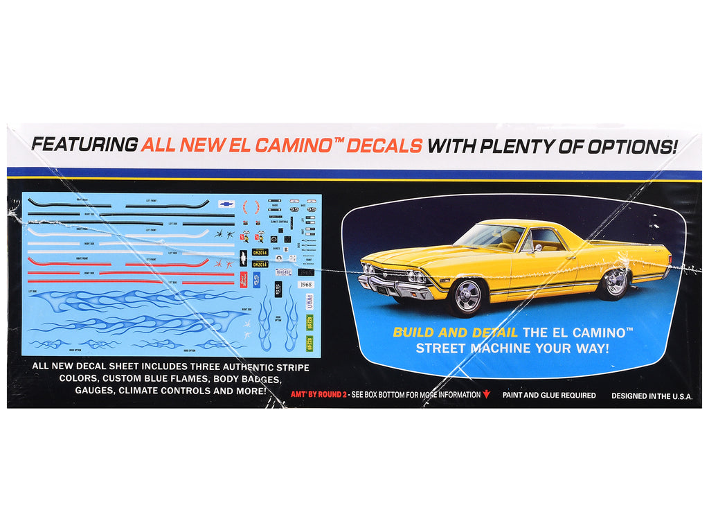Skill 2 Model Kit 1968 Chevrolet El Camino Street Machine 1/25 Scale Model by AMT - image 2