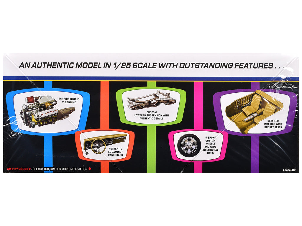 Skill 2 Model Kit 1968 Chevrolet El Camino Street Machine 1/25 Scale Model by AMT - image 3