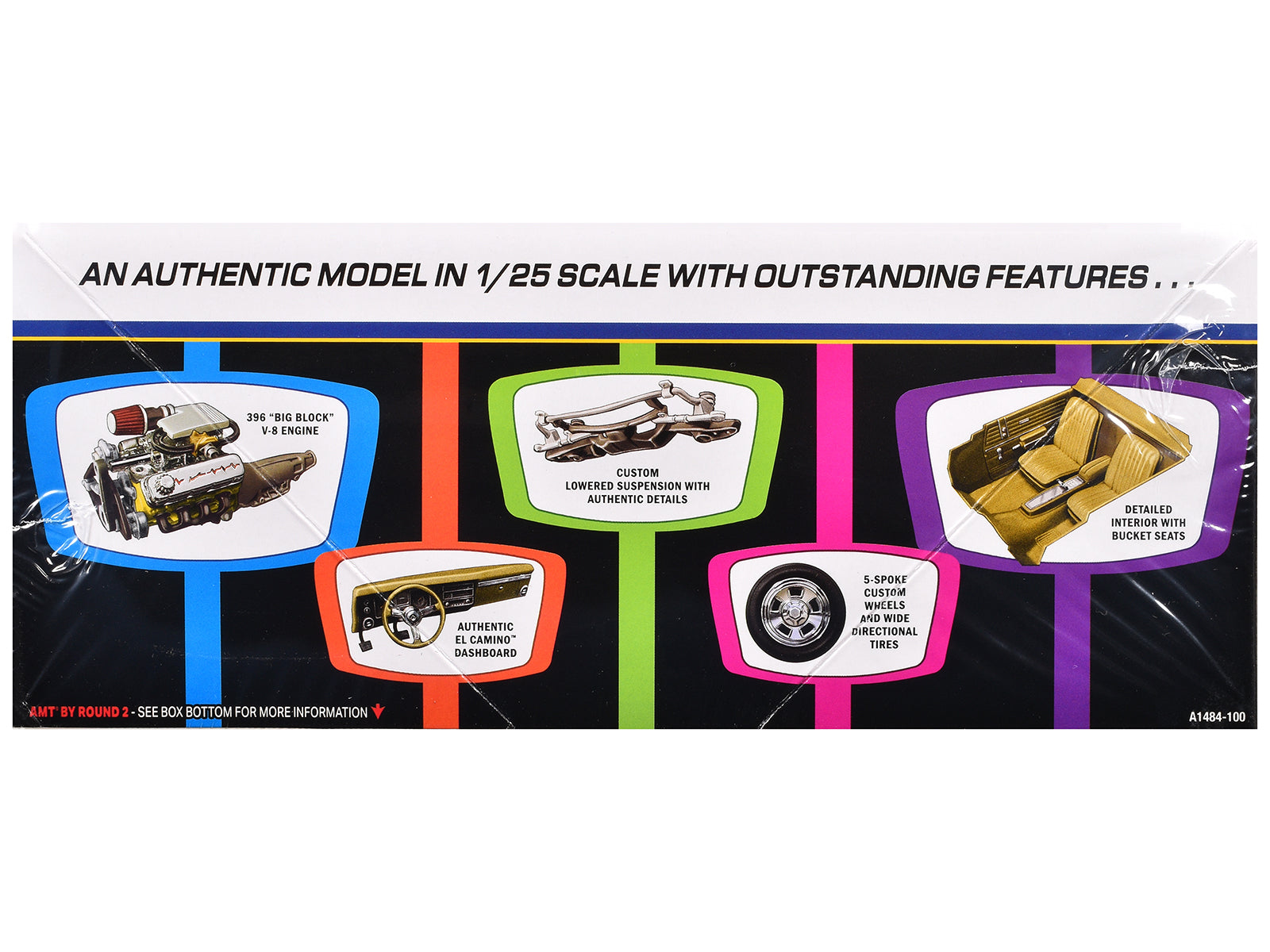 Skill 2 Model Kit 1968 Chevrolet El Camino Street Machine 1/25 Scale Model by AMT - image 3