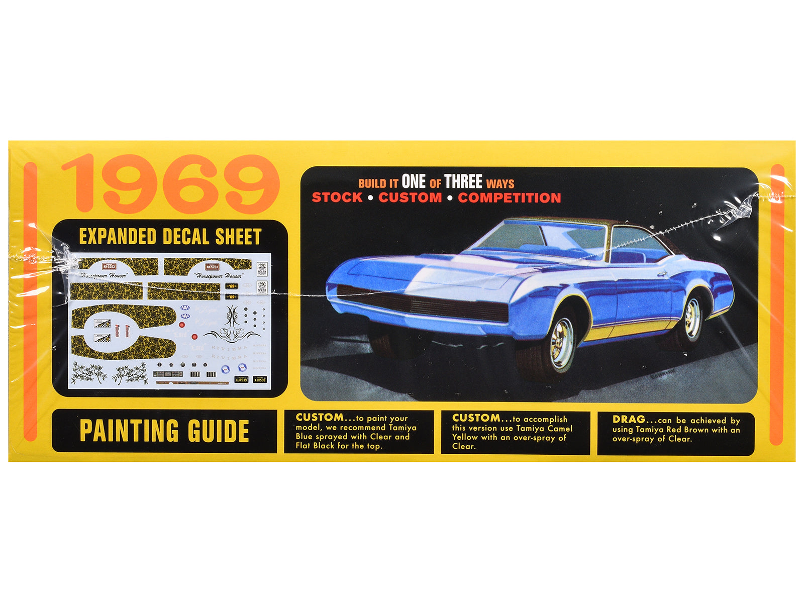 Skill 2 Model Kit 1969 Buick Riviera 1/25 Scale Model by AMT - image 3