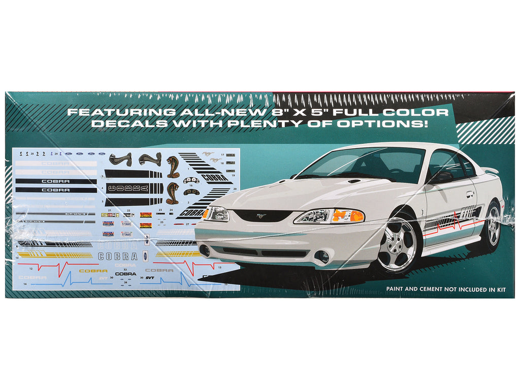 Skill 2 Model Kit 1997 Ford Mustang Cobra 1/25 Scale Model by AMT - image 3