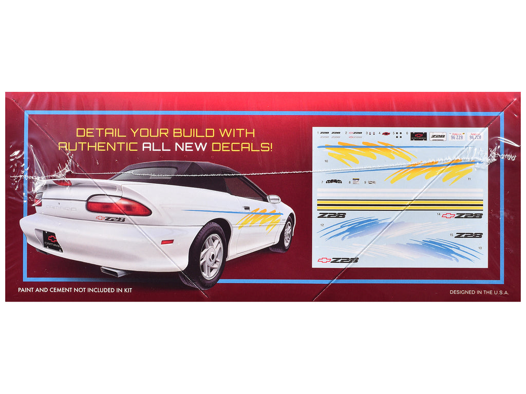 Skill 2 Model Kit 1996 Chevrolet Camaro Z28 Convertible 1/25 Scale Model by AMT - image 2