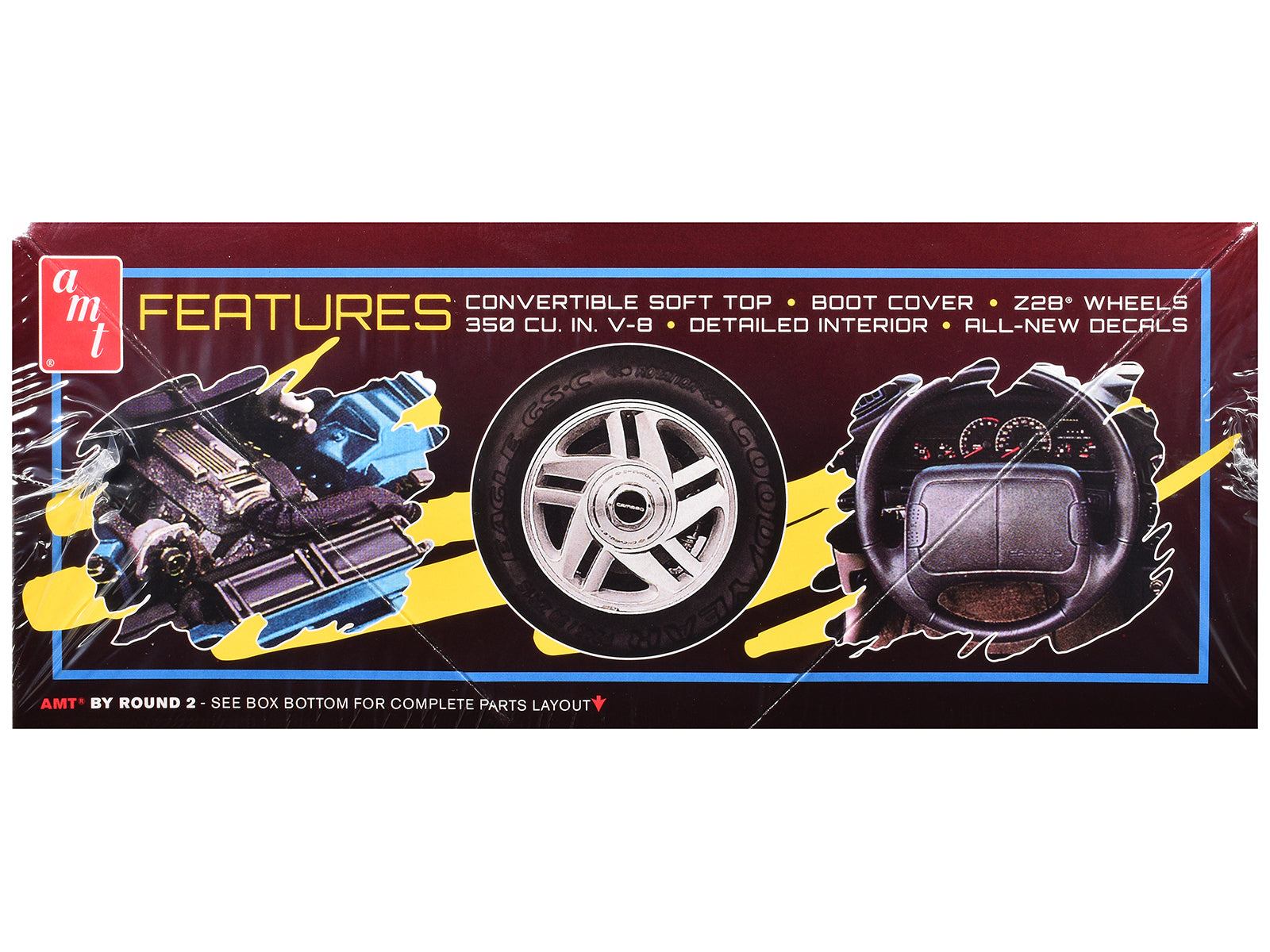 Skill 2 Model Kit 1996 Chevrolet Camaro Z28 Convertible 1/25 Scale Model by AMT - image 3