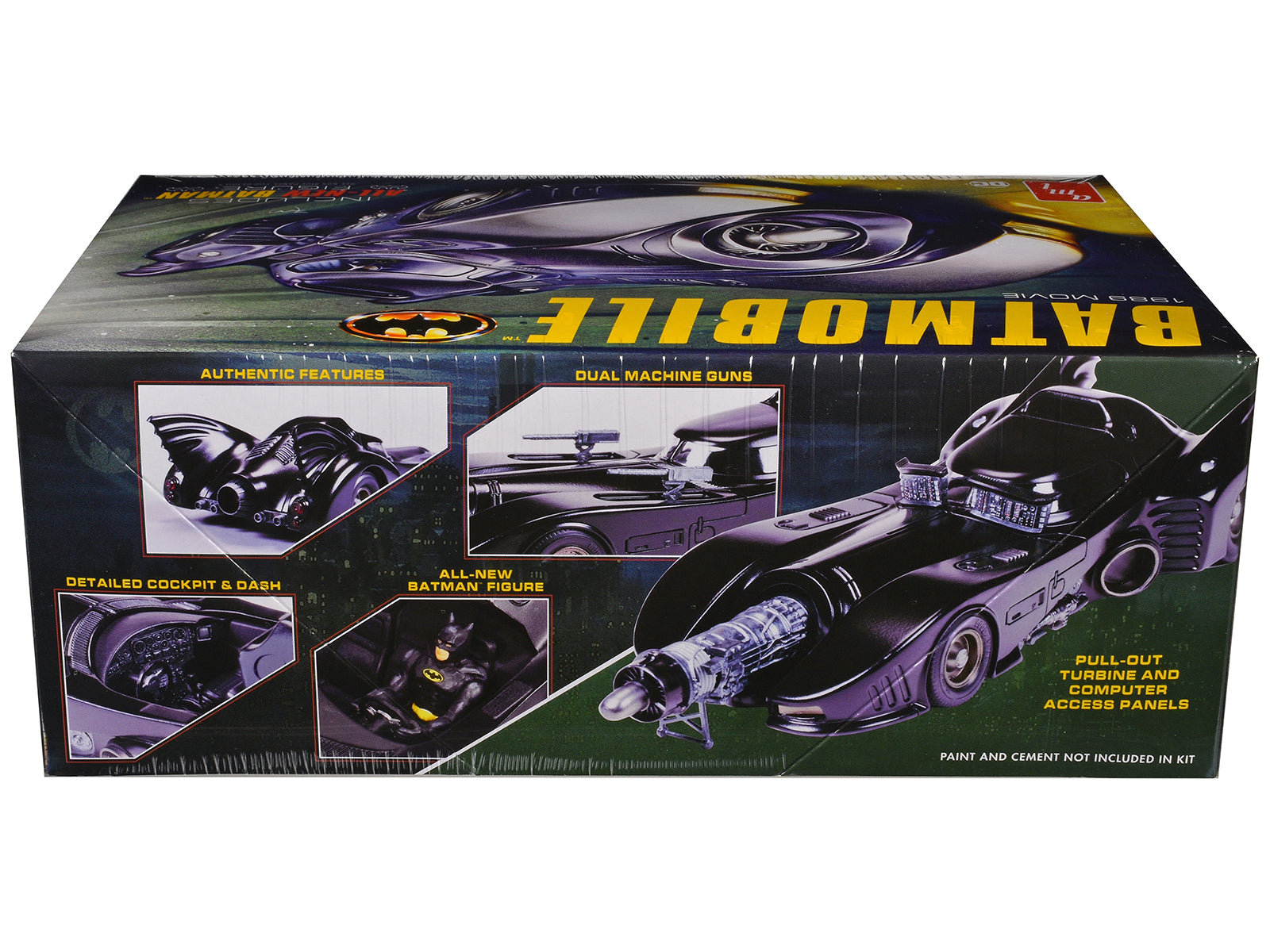 Skill 2 Model Kit Batmobile with Seated Batman Figure "Batman" (1989) Movie 1/25 Scale Model by AMT - image 2