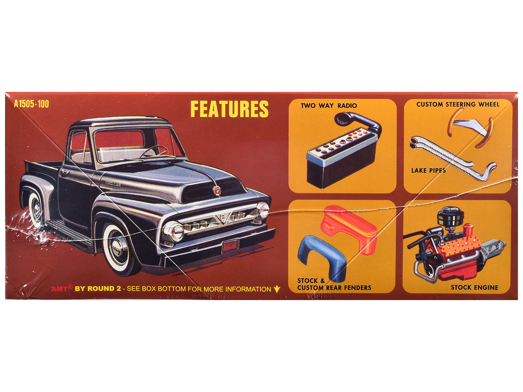 Skill 2 Model Kit 1953 Ford Pickup Truck "Baja Patrol" 1/25 Scale Model by AMT - image 2