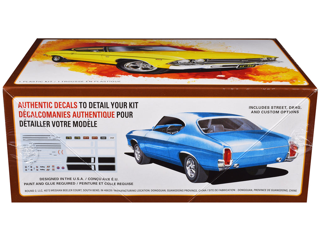 Skill 2 Model Kit 1969 Chevrolet Chevelle SS 396 1/25 Scale Model by AMT - image 3