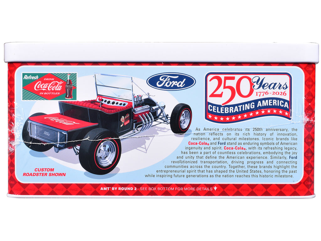 Skill 2 Model Kit Ford Model T Panel "Coca-Cola" with Collector Tin 1/25 Scale Model by AMT - image 3