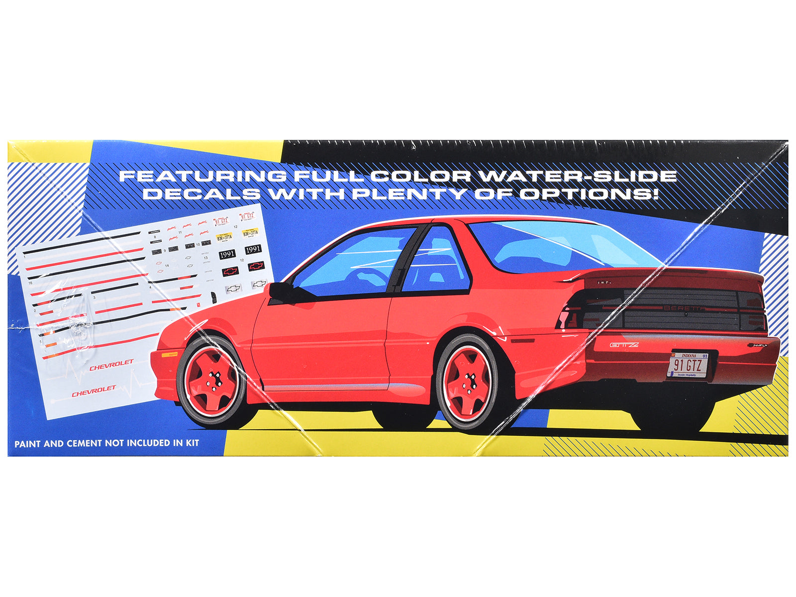 Skill 2 Model Kit 1991 Chevrolet Beretta GTZ 1/25 Scale Model by AMT - image 2