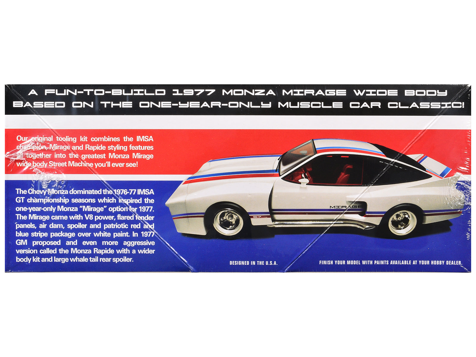 Skill 2 Model Kit 1977 Chevrolet Monza Mirage Wide Body "Street Machine" 1/25 Scale Model by AMT - image 3
