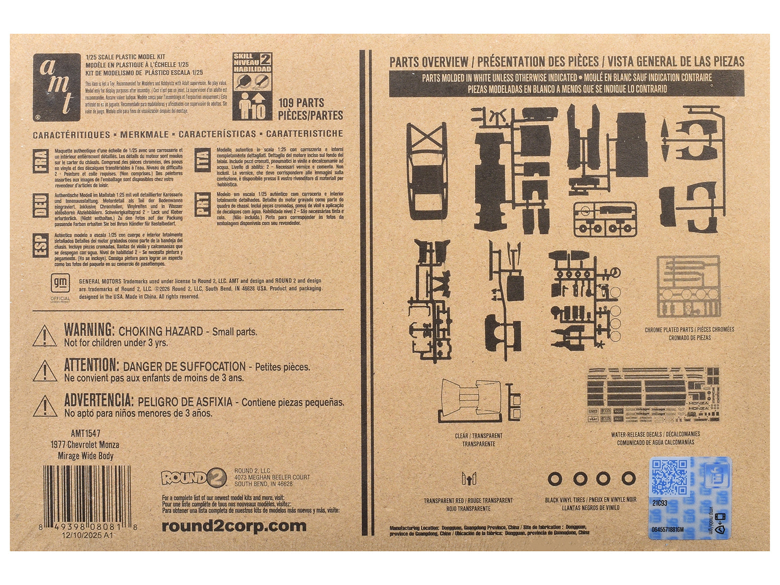 Skill 2 Model Kit 1977 Chevrolet Monza Mirage Wide Body "Street Machine" 1/25 Scale Model by AMT - image 4