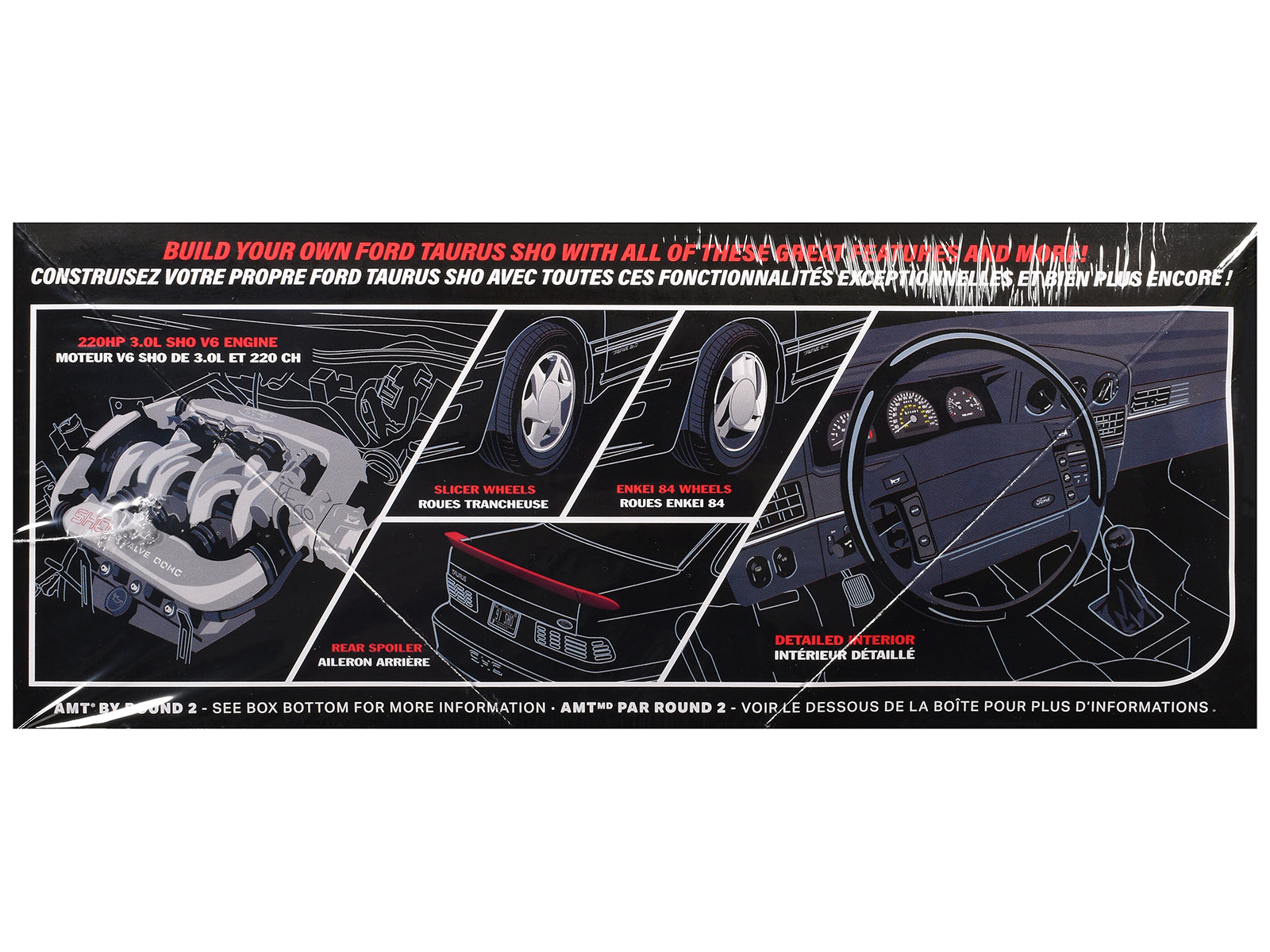 Skill 2 Model Kit 1991 Ford Taurus SHO 1/25 Scale Model by AMT - image 2