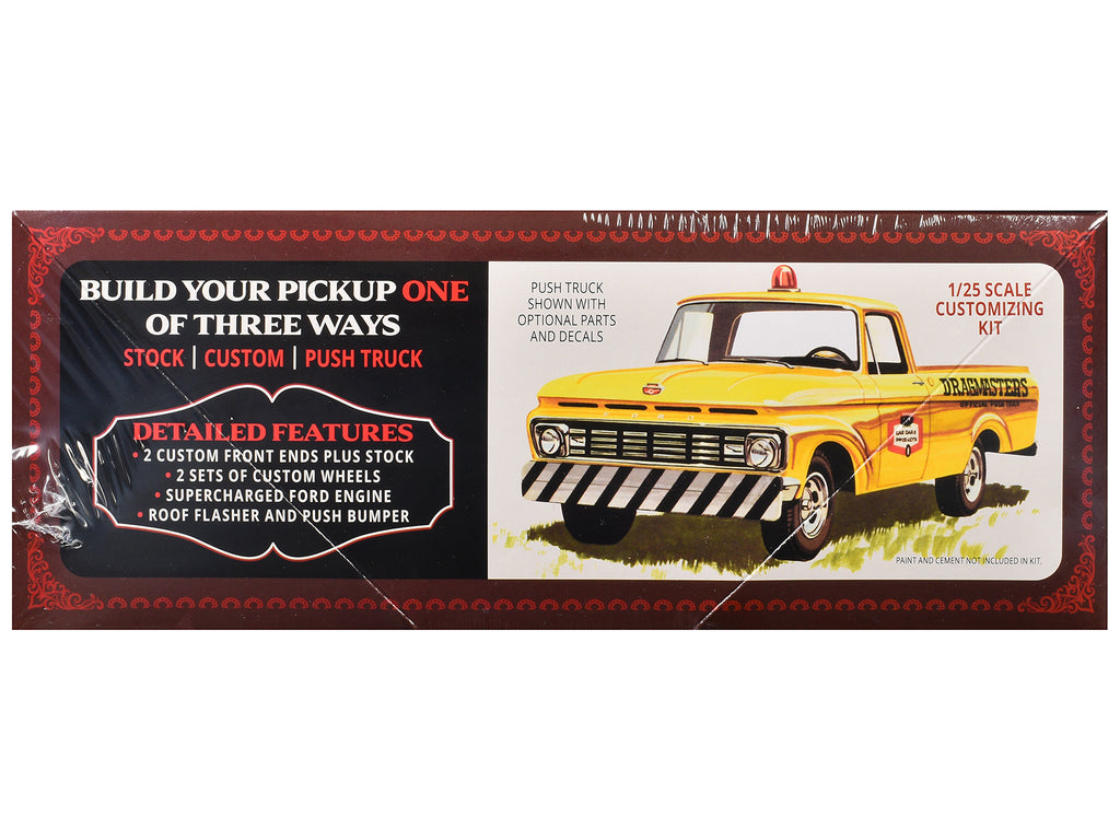 Skill 2 Model Kit 1963 Ford F-100 Pickup Truck "Four Sixes Ranch" 3-in-1 Kit 1/25 Scale Model by AMT - image 2