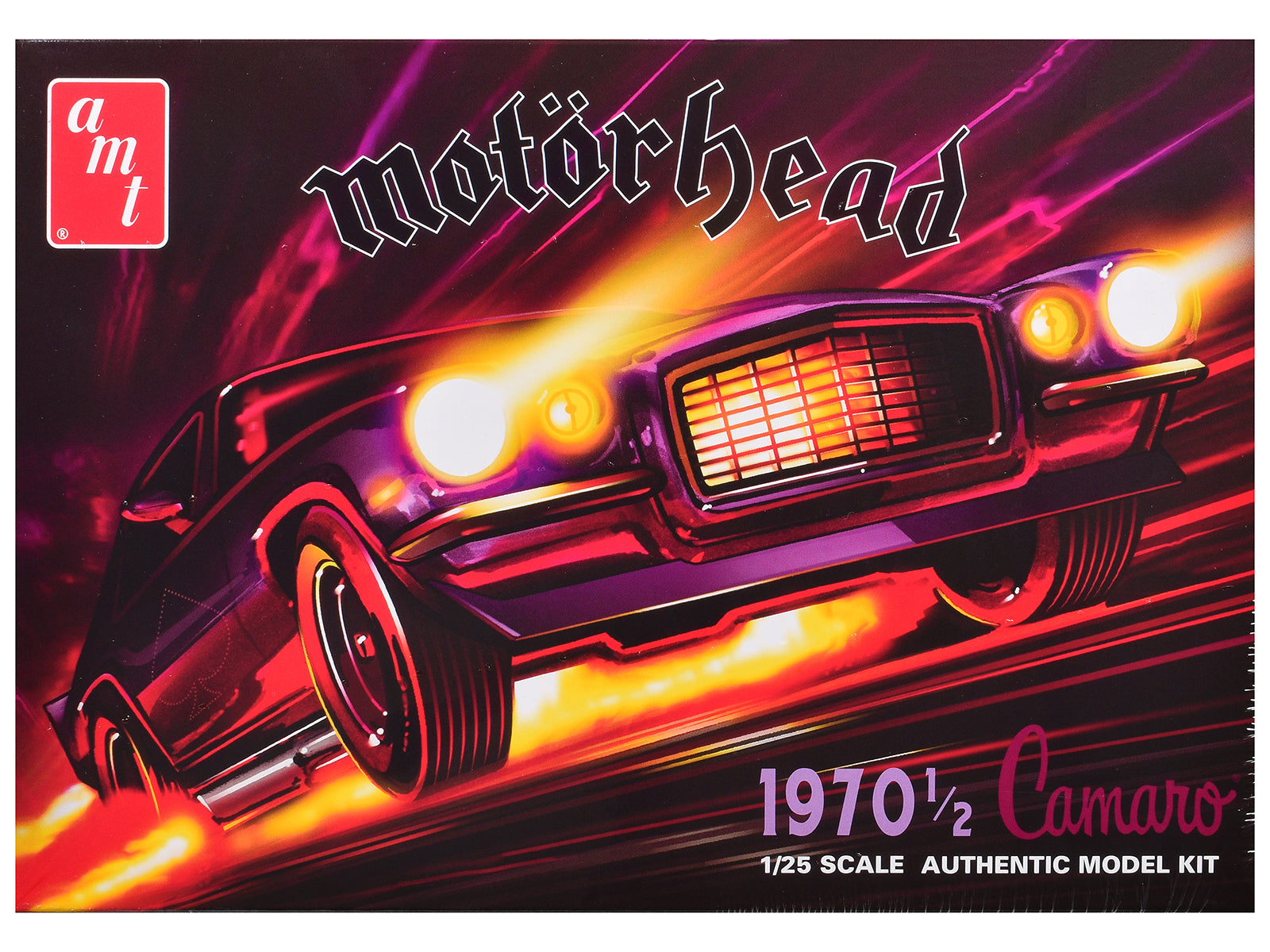 Skill 2 Model Kit 1970 1/2 Chevrolet Camaro "Motorhead" 1/25 Scale Model by AMT