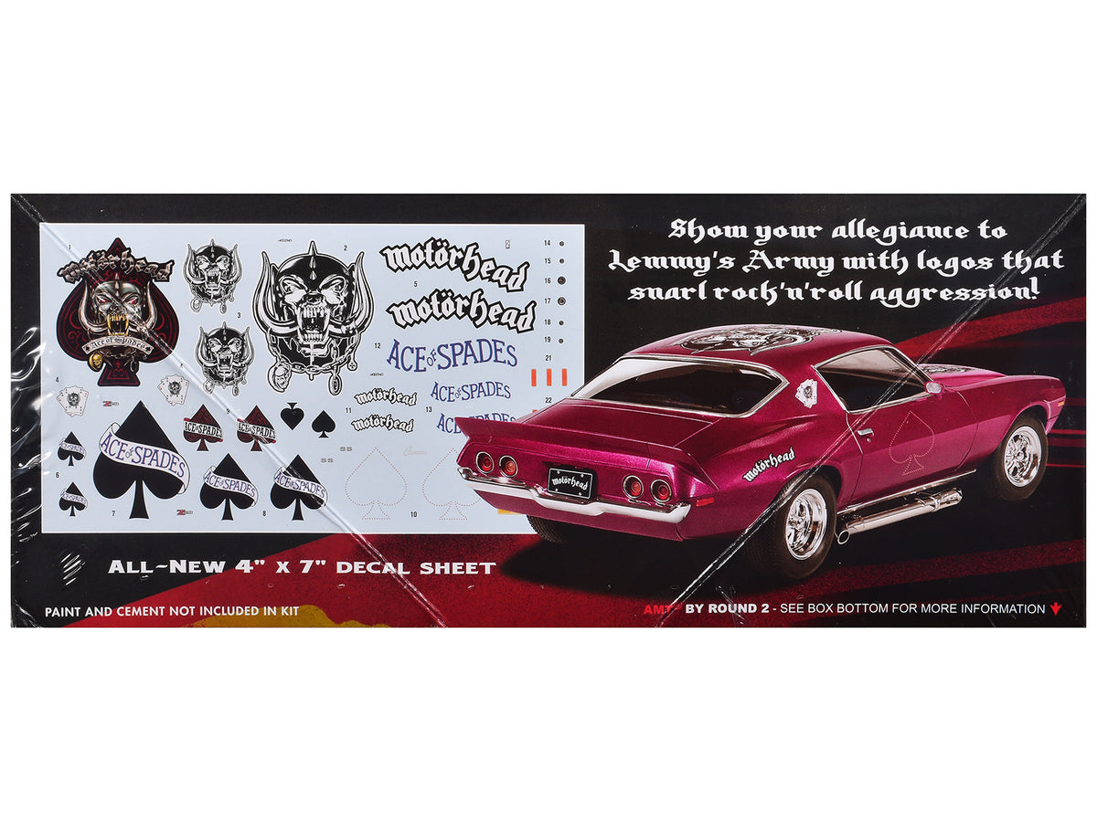 Skill 2 Model Kit 1970 1/2 Chevrolet Camaro "Motorhead" 1/25 Scale Model by AMT