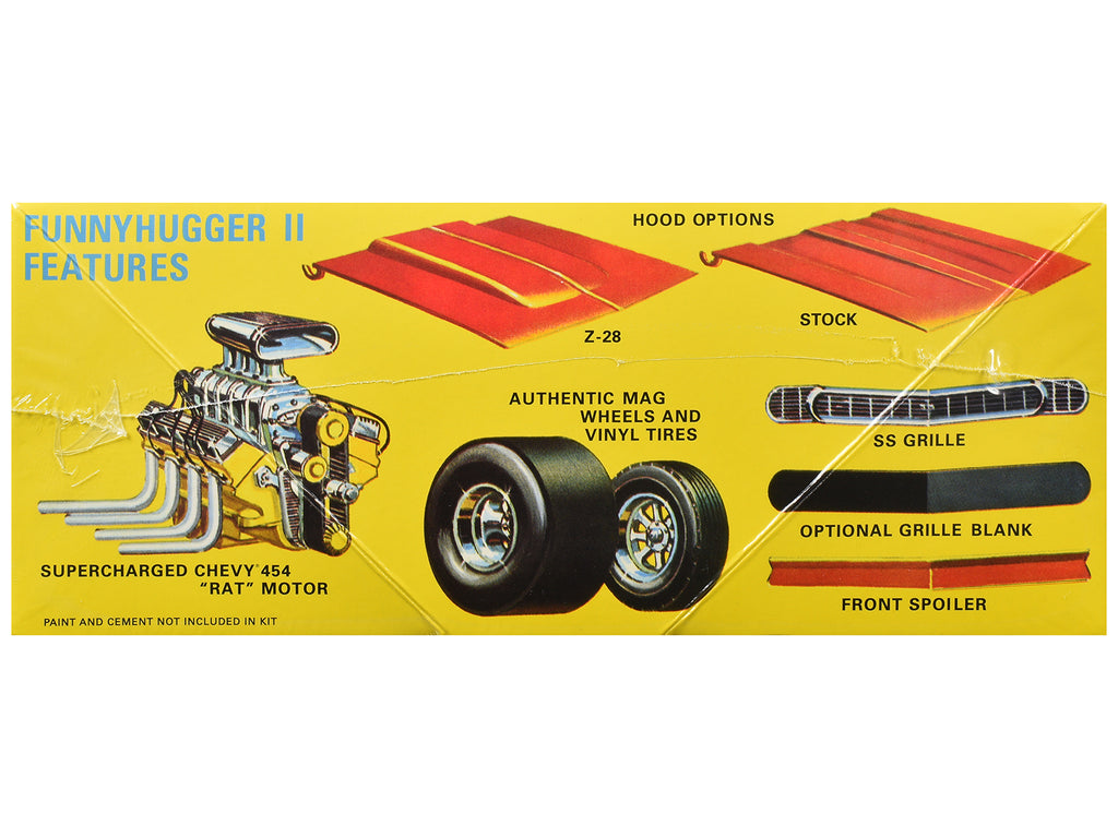 Skill 2 Model Kit of Chevrolet Camaro Funny Car "Funny Hugger II" 1/25 Scale Model by AMT - image 2