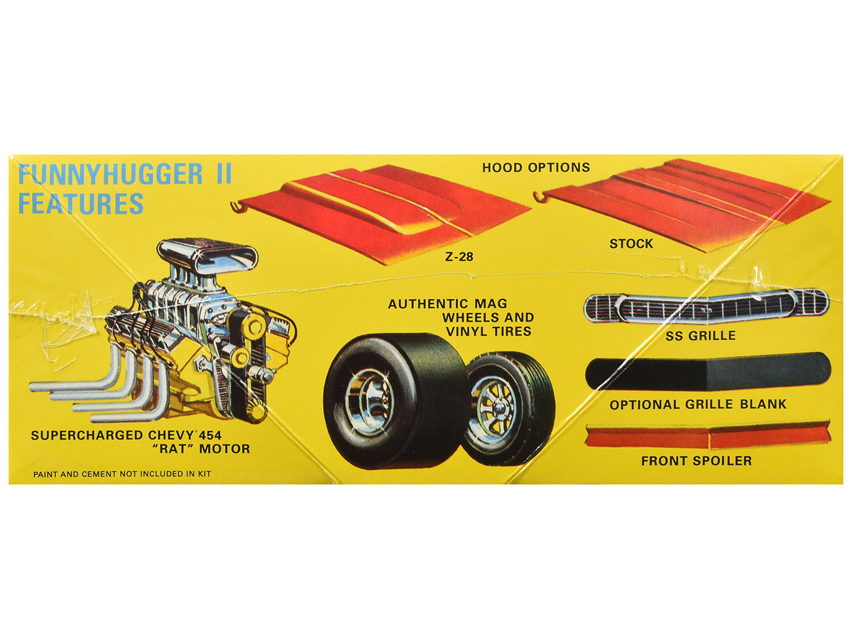 Skill 2 Model Kit of Chevrolet Camaro Funny Car "Funny Hugger II" 1/25 Scale Model by AMT - image 2