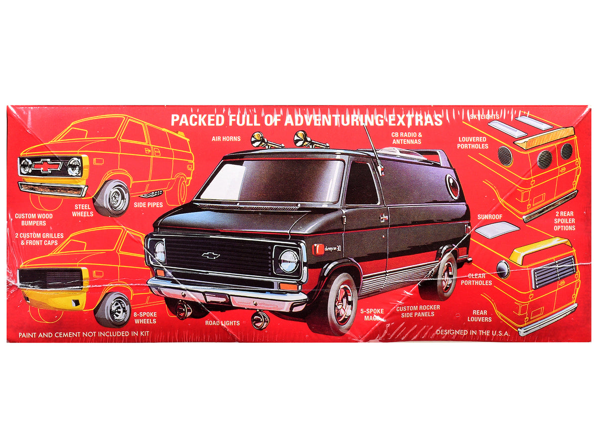 Skill 2 Model Kit 1977 Chevrolet Custom Van "Dungeons & Dragons" 1/25 Scale Model by AMT - image 3
