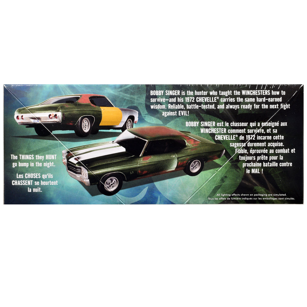 Skill 2 Model Kit 1972 Chevrolet Chevelle SS "Supernatural" (2005-2020) TV Series 1/25 Scale Model by AMT - image 2