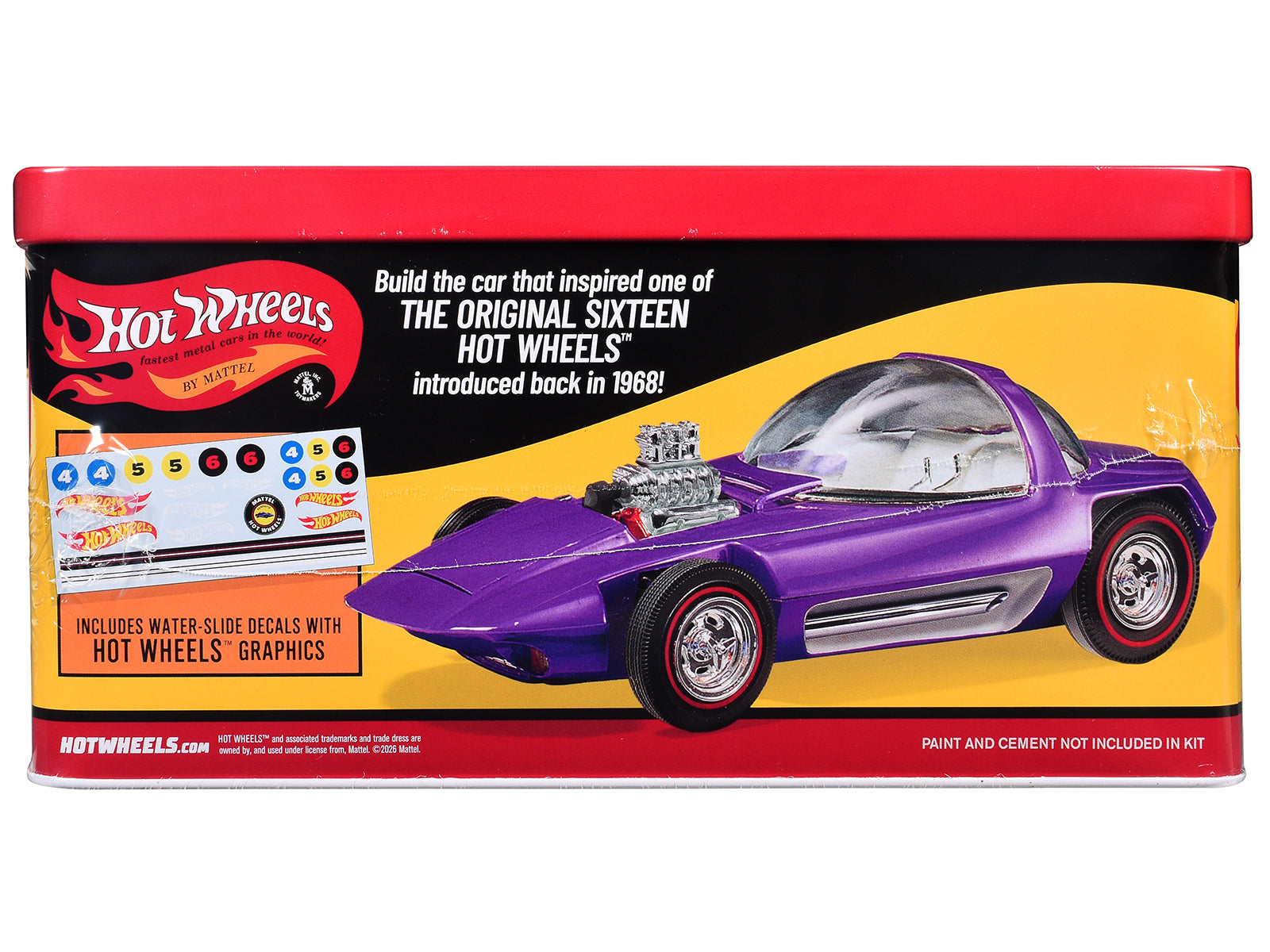 Skill 2 Model Kit Hot Wheels Silhouette with Collector Tin 1/25 Scale Model by AMT - image 3
