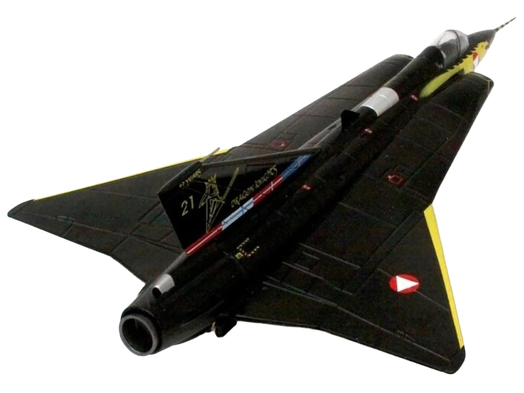 Saab Draken Fighter Aircraft "21 Draken 45th Anniversary Dragon Knights Retirement Livery" (2005) Austrian Air Force 1/72 Diecast Model Airplane by Aviation 72 - image 4