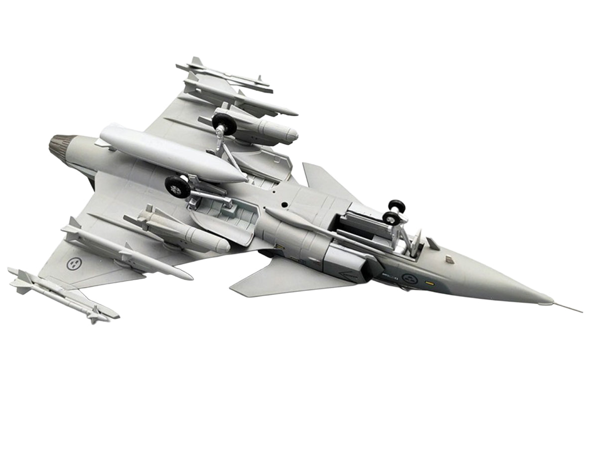 Saab JAS 39A Gripen Fighter Aircraft "17 Wing 60th Anniversary Livery Ronneby Air Show" (2004) Swedish Air Force 1/72 Diecast Model Airplane by Aviation 72 - image 5