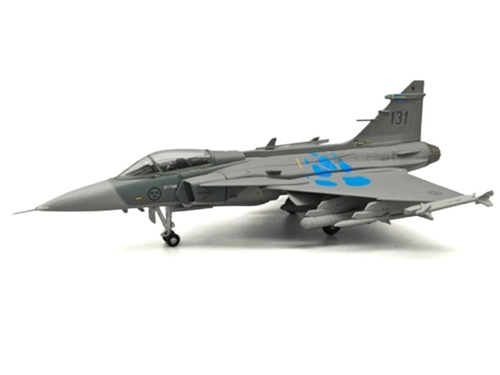 Saab JAS 39A Gripen Fighter Aircraft "131 F 7 Wing Cat’s Paw Livery Satenas Air Base" (2006) Swedish Air Force 1/72 Diecast Model Airplane by Aviation 72 - image 2