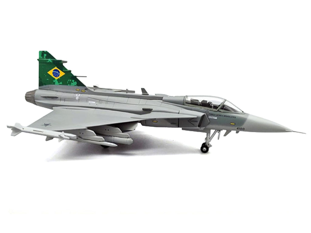 Saab JAS 39E Gripen Fighter Aircraft "Brazilian Air Force" 1/72 Diecast Model Airplane by Aviation 72 - image 3