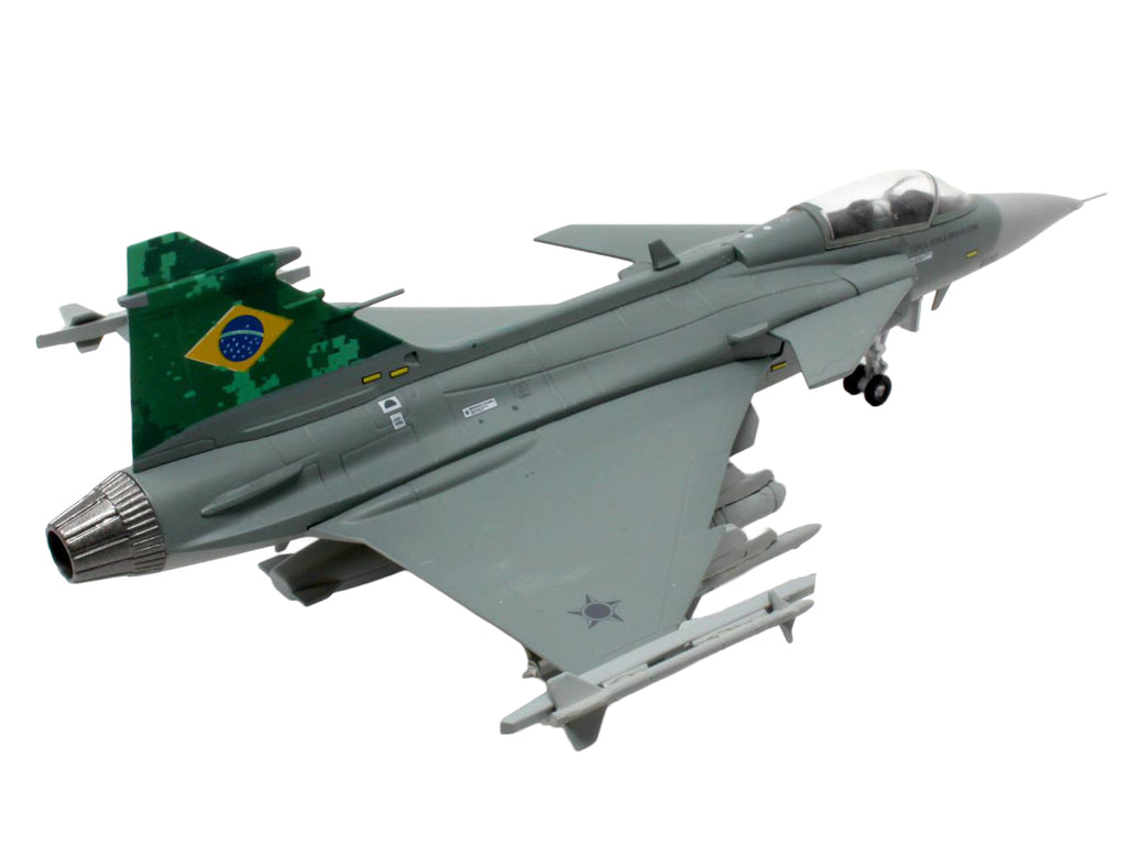 Saab JAS 39E Gripen Fighter Aircraft "Brazilian Air Force" 1/72 Diecast Model Airplane by Aviation 72 - image 4