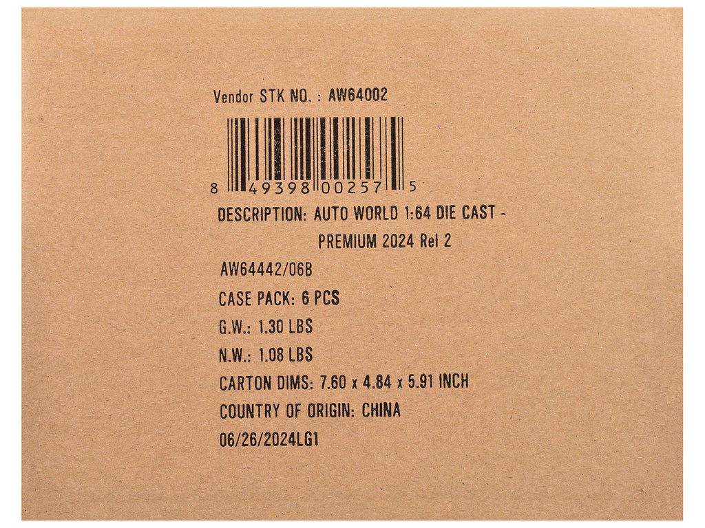 Auto World Premium 2024 Set B of 6 pieces Release 2 1/64 Diecast Model Cars by Auto World - image 3