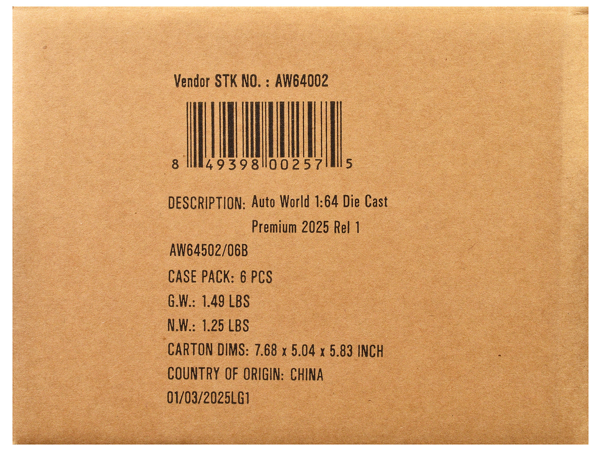 Auto World Premium 2025 Release 1 Set B of 6 pieces 1/64 Diecast Model Cars by Auto World - image 3