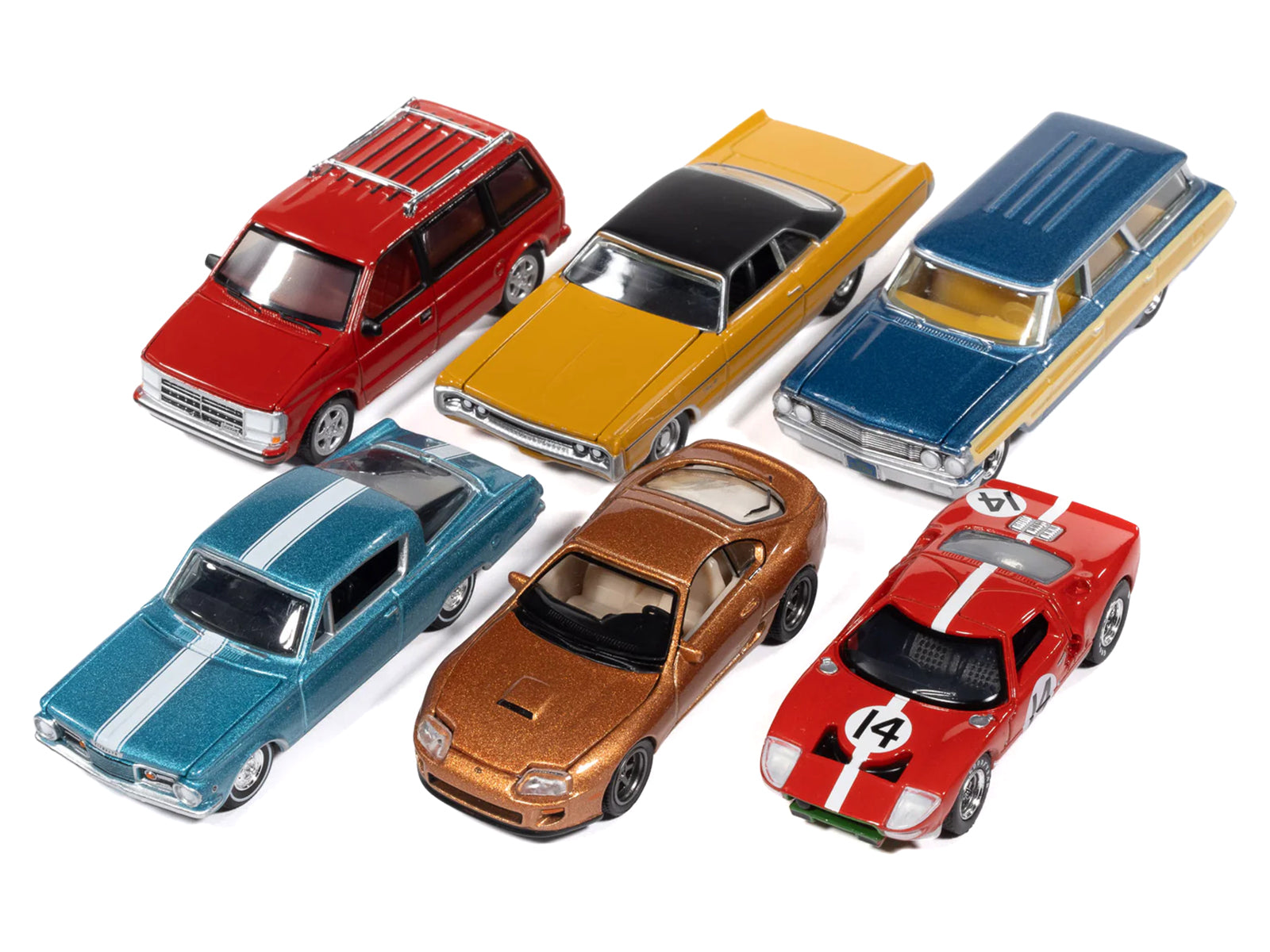 Auto World Premium 2025 Release 3 Set A of 6 pieces 1/64 Diecast Model Cars by Auto World - image 2