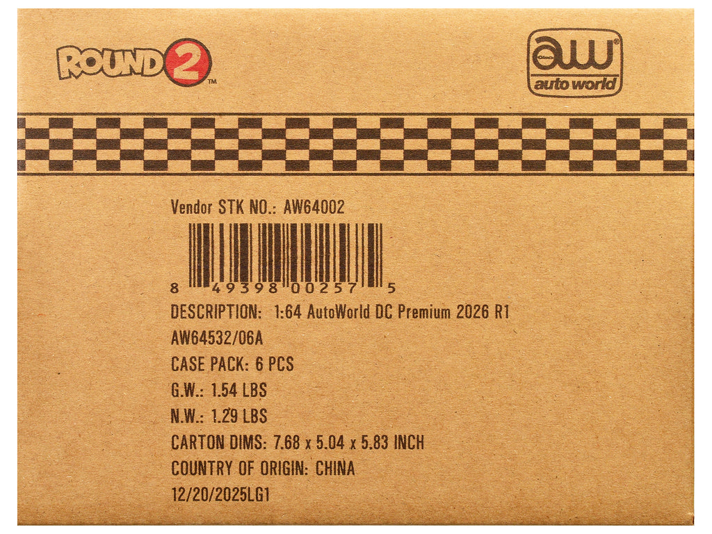 Auto World Premium 2026 Release 1 Set A of 6 pieces 1/64 Diecast Model Cars by Auto World - image 3