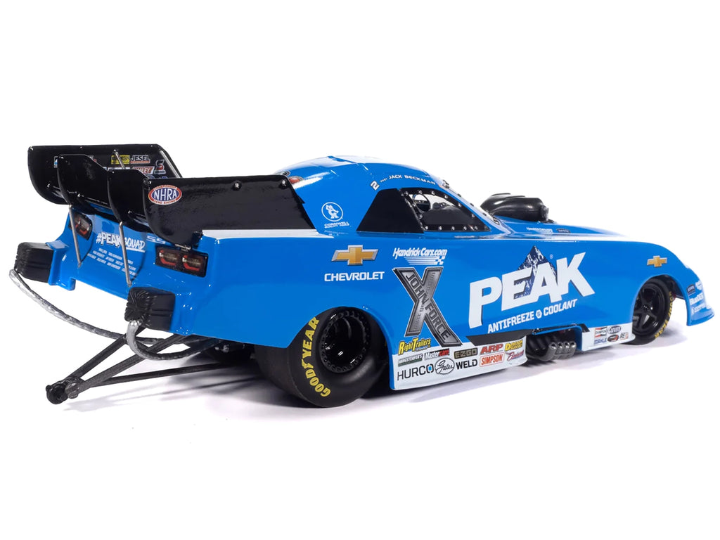 Chevrolet Camaro SS NHRA Funny Car Jack Beckman "Peak" (2025) "John Force Racing" Limited Edition 1/24 Diecast Model by Auto World - image 5