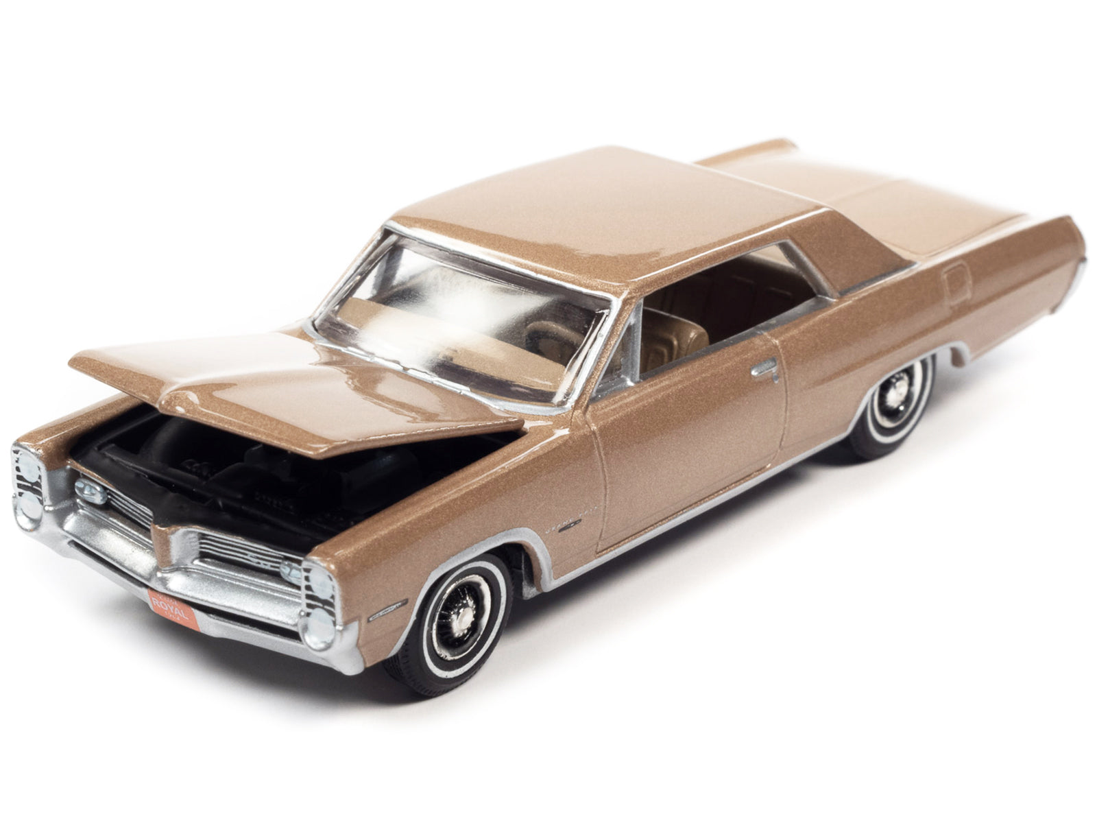 1964 Pontiac Grand Prix Royal Bobcat Saddle Bronze Metallic "Vintage Muscle" Limited Edition 1/64 Diecast Model Car by Auto World - image 2