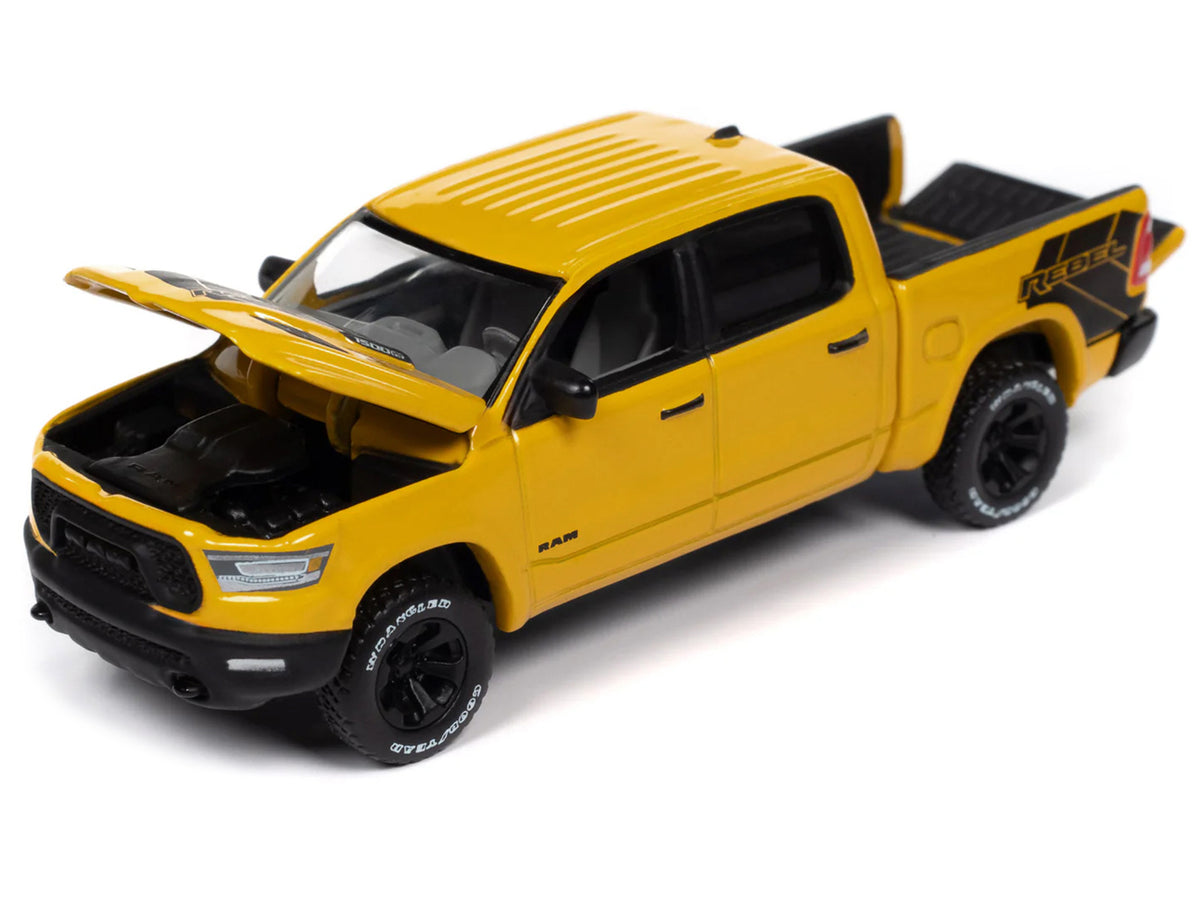 2023 Ram 1500 Rebel Havoc Edition Pickup Truck Baja Yellow "Muscle Trucks" Series 1/64 Diecast Model Car by Auto World - image 3