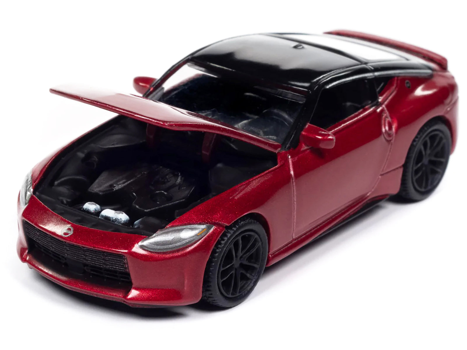 2023 Nissan Z Passion Red Metallic with Black Top "Import Legends" Series 1/64 Diecast Model Car by Auto World - image 3
