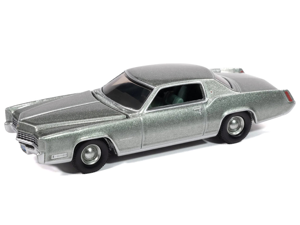 1967 Cadillac Eldorado Crystal Firemist Metallic with Green Interior "Luxury Cruisers" Series 1/64 Diecast Model Car by Auto World - image 2