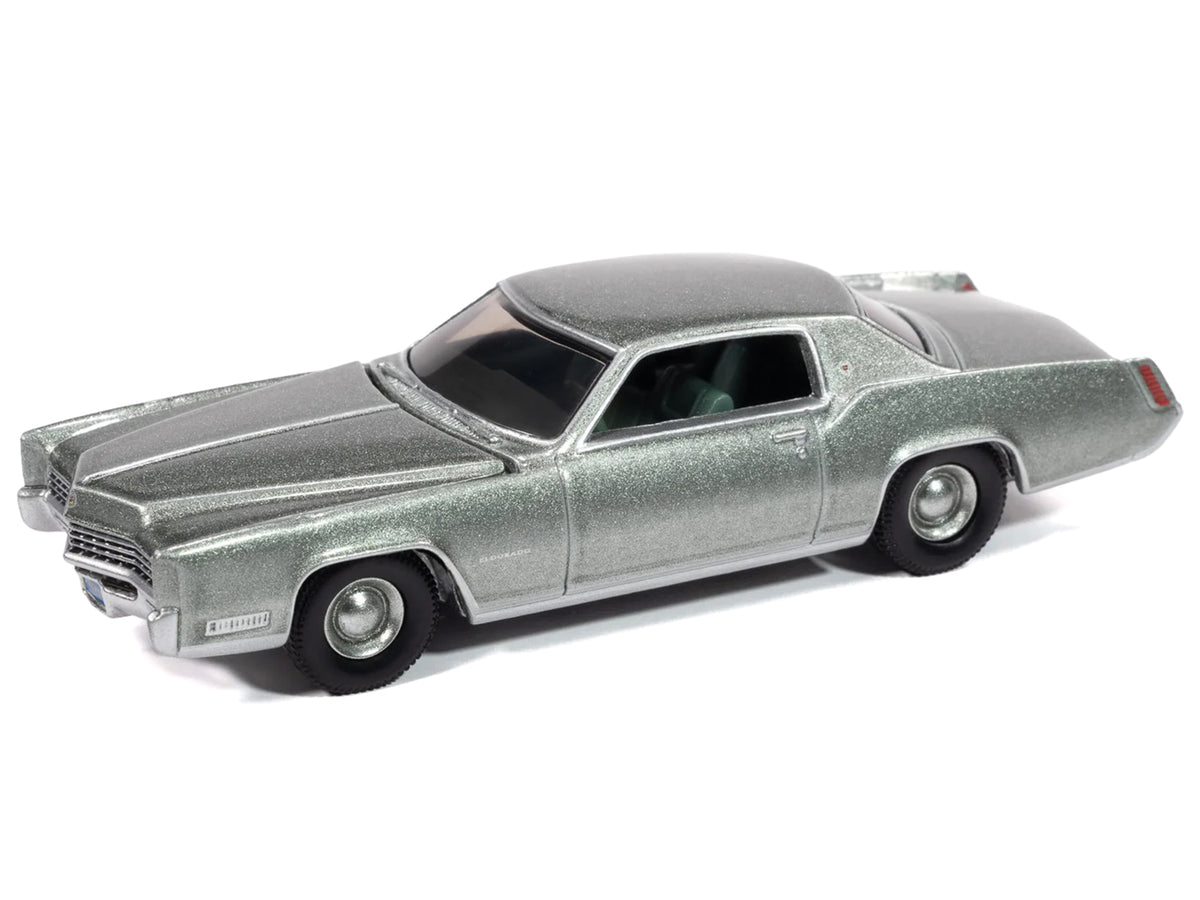 1967 Cadillac Eldorado Crystal Firemist Metallic with Green Interior "Luxury Cruisers" Series 1/64 Diecast Model Car by Auto World - image 2