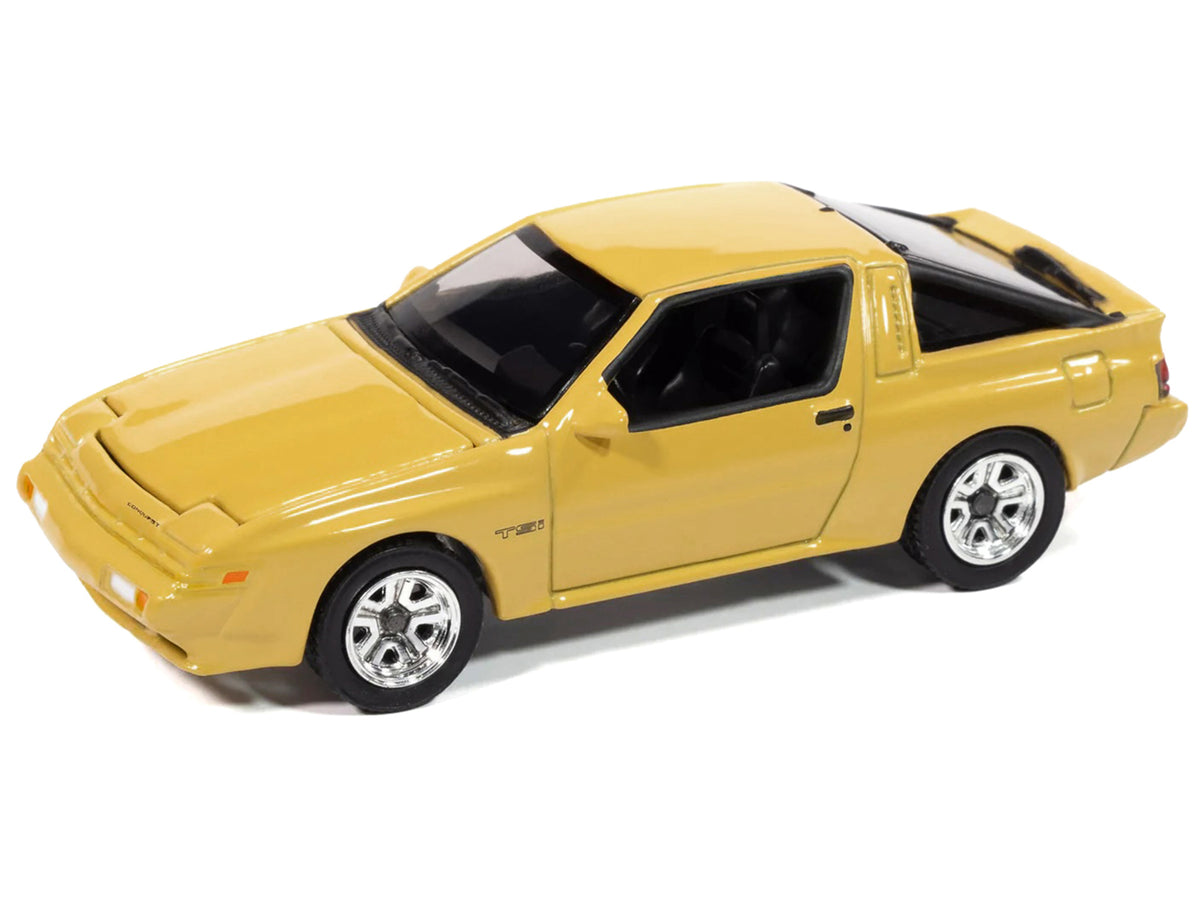 1988 Chrysler Conquest TSi San Marino Yellow "Modern Muscle" Series 1/64 Diecast Model Car by Auto World - image 3