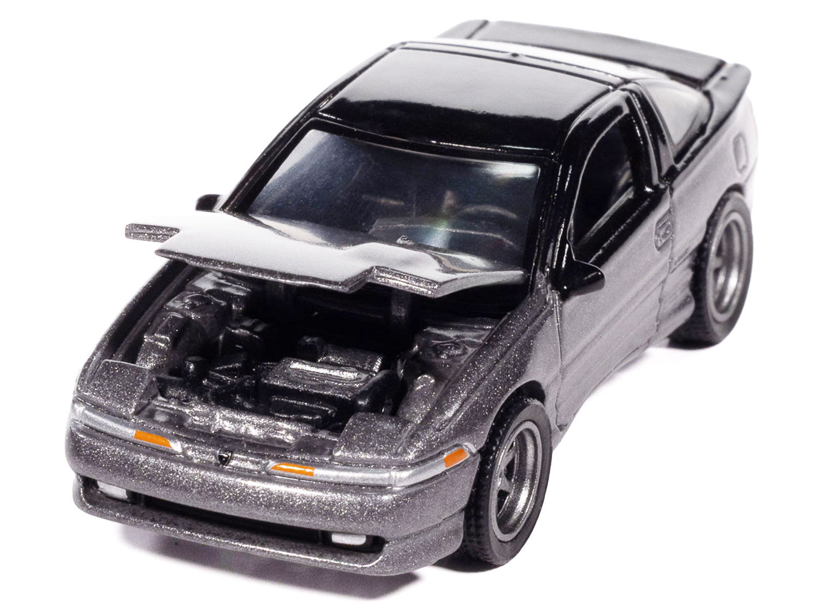 1991 Eagle Talon TSi Medium Quartz Metallic with Black Top "Modern Muscle" Series 1/64 Diecast Model Car by Auto World - image 2